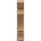 Ekena Millwork 7 1/2-in W x 32-in D x 36-in H Balboa Slat Rough Cedar Woodgrain TimberThane Outlooker, Primed Tan OUTUR075X32X36BOA24RCPR - alternate 3